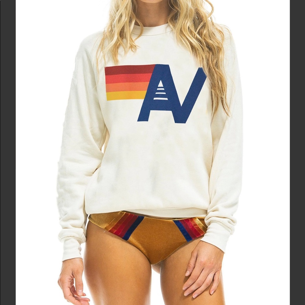 cream aviator sweater